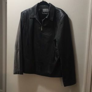 Leather jacket black